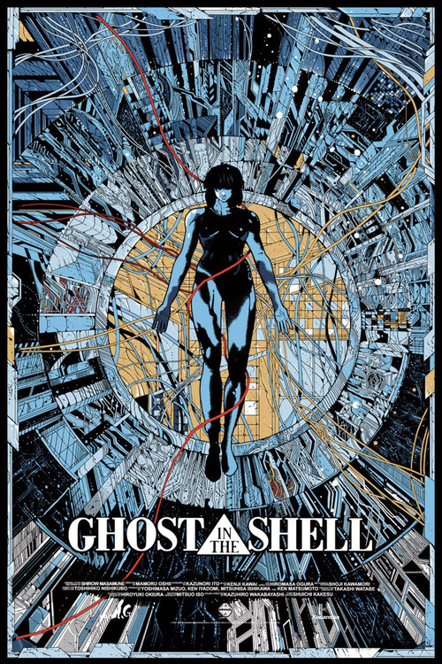 thepostermovement:  Ghost in the Shell by Killian Eng