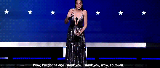 dailygalgifs:Gal Gadot Receives the #SeeHer Award at the 2018 Critics’ Choice Awards