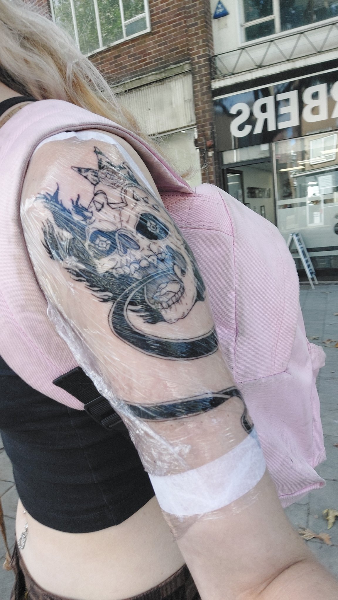 gogoghostie:My first proper tattoo. Ill post again when its healed. Its so perfect.