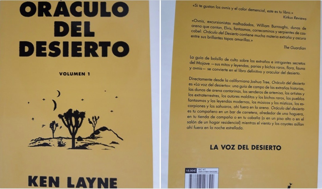 Oráculo del desierto
Volumen 1. Leyendas sorprendentes del suroeste de Estados Unidos
Ken Layne
Traducción de Albert Fuentes