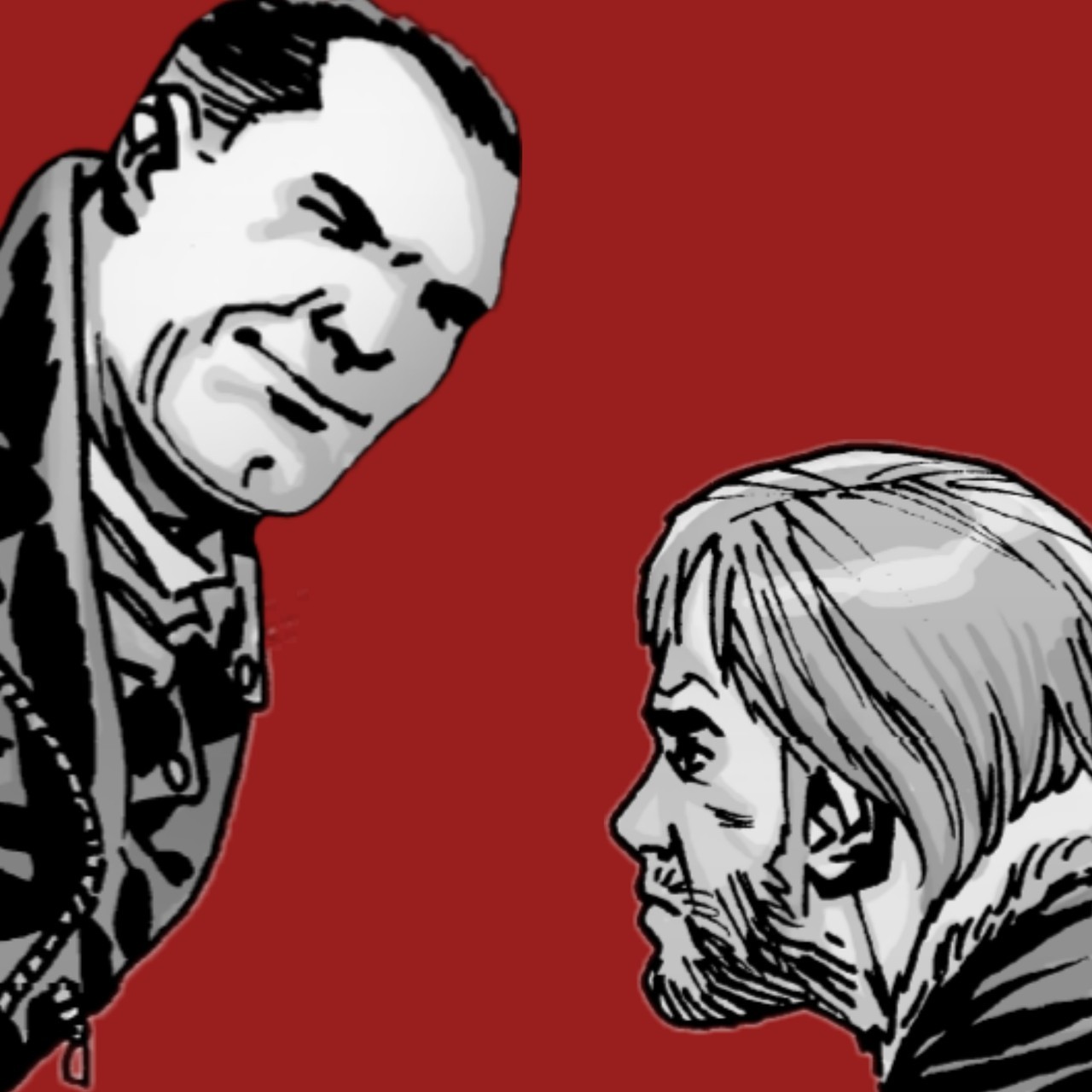 twd-comic-icons:  Negan and Rick Icons Requested by Anonymous   Likes/reblogs/credit