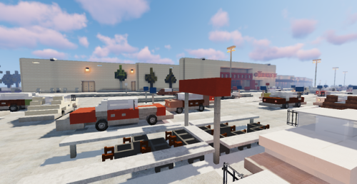 More shots of the Target/strip mall from the last build comparison.Took a bit of trial and error to 