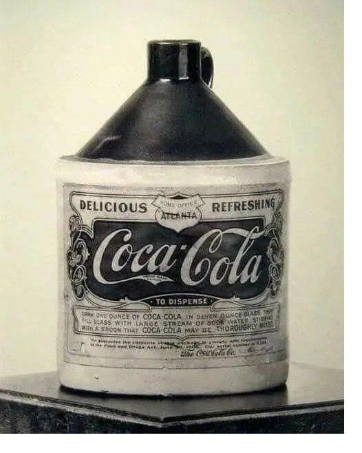 sixpenceee:Released in 1894, this is the first publicly sold bottle of Coca-Cola,