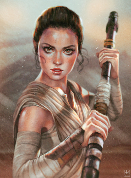 serafleur:  Rey of Star Wars The Force Awakens. &lt;3
