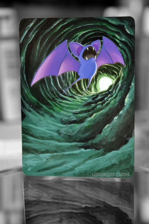 Zubat AlterThis poor guy looks lonely. At least he has his very own bat cave all too himself XDFaceb