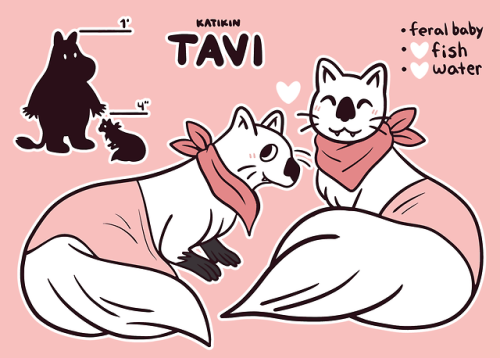 katikin:my moomin oc tavi!!!!! tavis are winter critters so she’ll visit moominvalley when it 