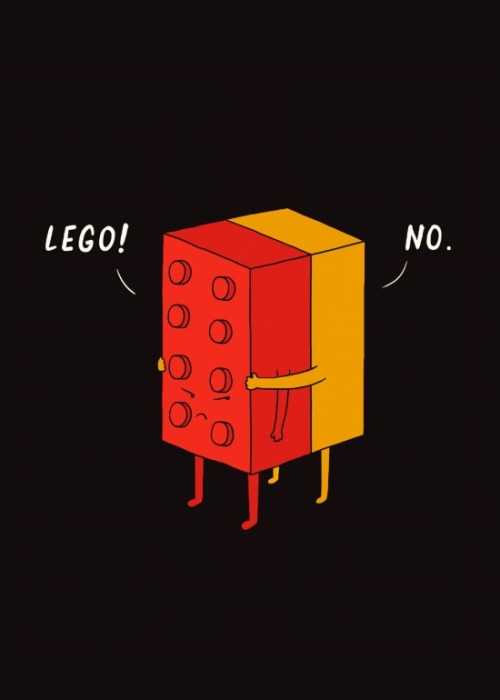bestof-society6:    I’ll never lego by I Love Doodle   More by the Artist Here 