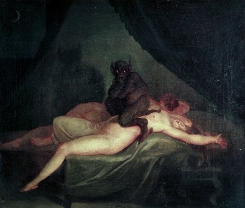 salomemiangemidemon-2:“Nightmare”, 1800.By Nicolai Abraham Abildgaard
