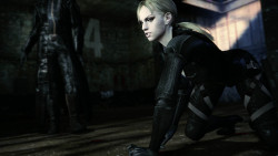Wesker stepped closer and laid eyes on his