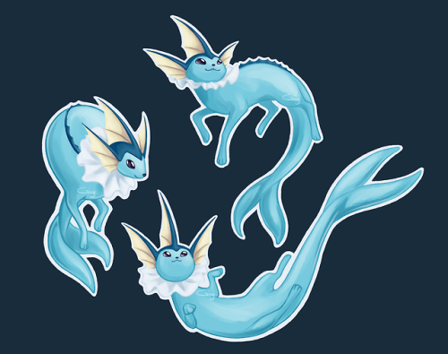 gigi-draws:vaporeon