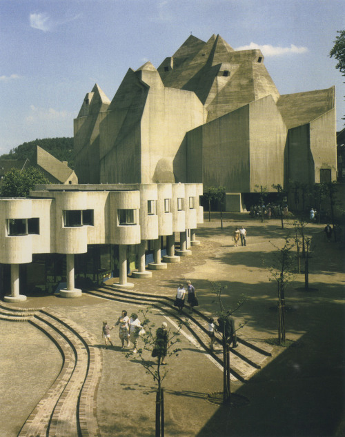 fuckyeahbrutalism:  Pilgrimage Church, Neviges, Germany, 1963-73 (Gottfried Böhm) 