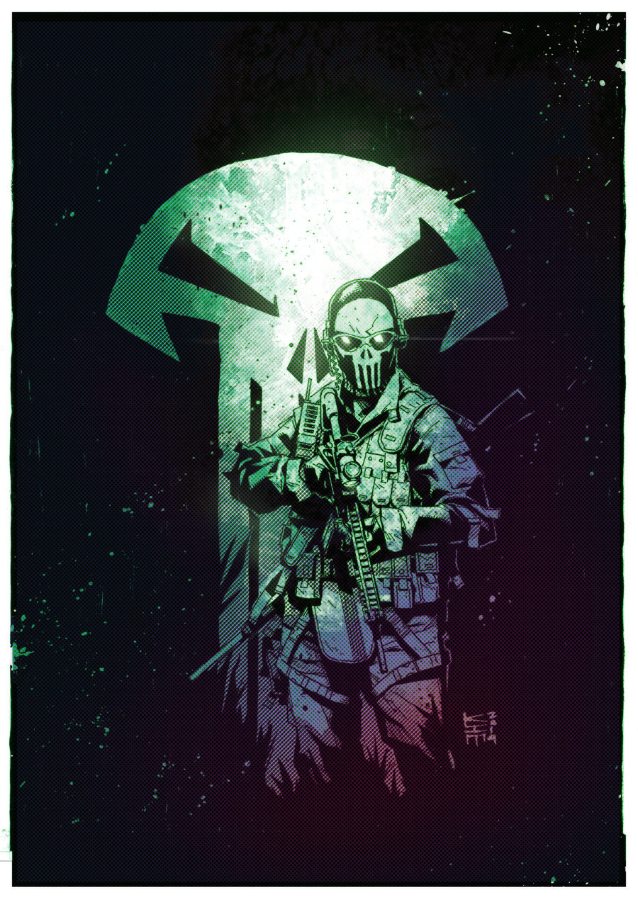 westcoastavengers:  The Punisher by Kim Jacinto