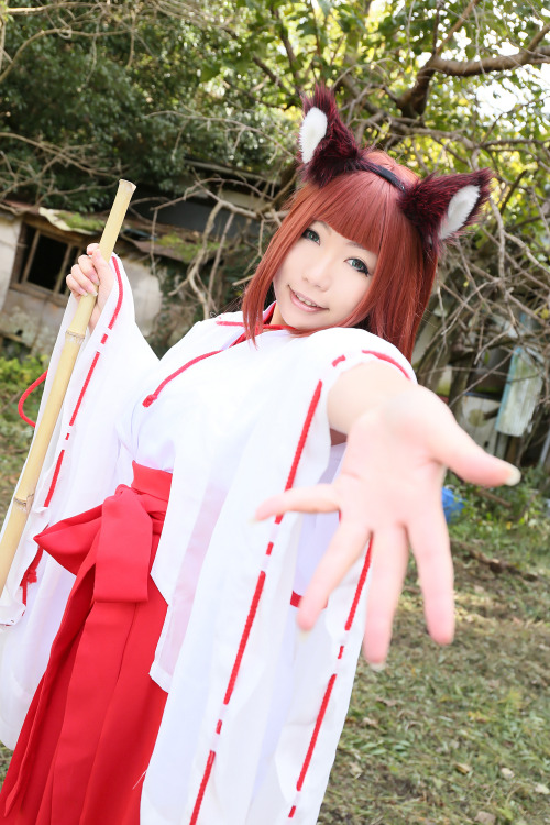 Cute Cosplay GIrl Higurashi Rin (Kitsune-Chan 3) 1-4