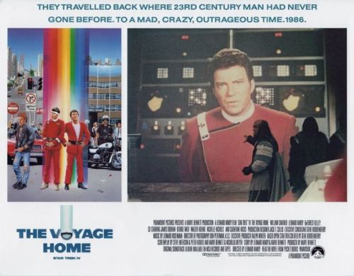 William Shatner and Catherine Hicks in “Star Trek IV: The Voyage Home” (1986)lobby 