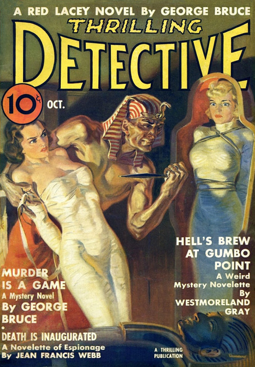 gameraboy: Thrilling Detective, October, 1937Cover art by Norman Saunders