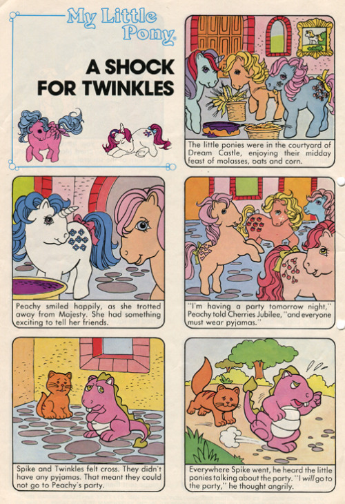 G1 My Little Pony comic #4, “A Shock for Twinkles”