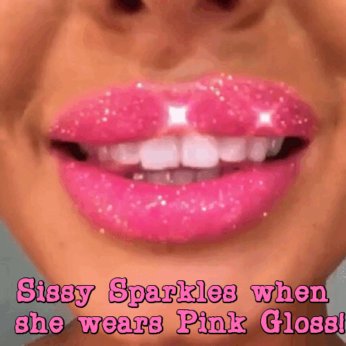 michelle-vixen:  femboy25:  kristinaslonely:  Sissy loves her pink lips!  Hmmmm i wanna wrap my pink, glossy glitter lips around a nice juicy cock! <3  