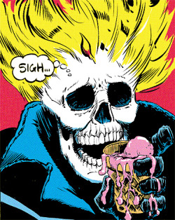 obsessedwithskulls:  The real downside to being the Ghostrider: no ice cream.