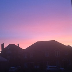 The Sky Looks Beautiful This Morning. Perks Of Never Sleeping.