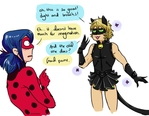 niuniente:  I give my two cents that Adrien is the biggest Maho Shoujo Henshin weeabo and if he could decide, Chat Noir would be a fucking Sailor Moon.