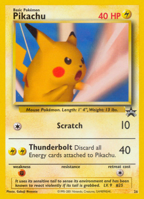 pastelgameboy:Pikachu Trading Cards