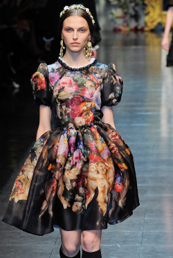 giveme-givenchy:  Karlina Caune at Dolce