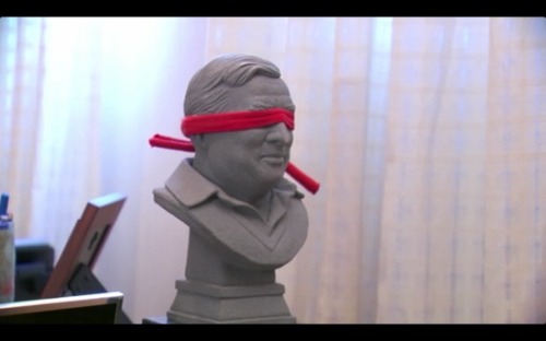 stra-tek: The infamous Gene Roddenberry bust, which Rick Berman would blindfold when he felt they we