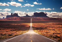 coffeenuts:  Road into the Desert by Rick Parchen - http://ift.tt/1c3bg0R 