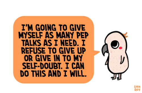 positivedoodles:bald cockatoo requested by KathTea on my patreon[Drawing of a bald cockatoo saying&n