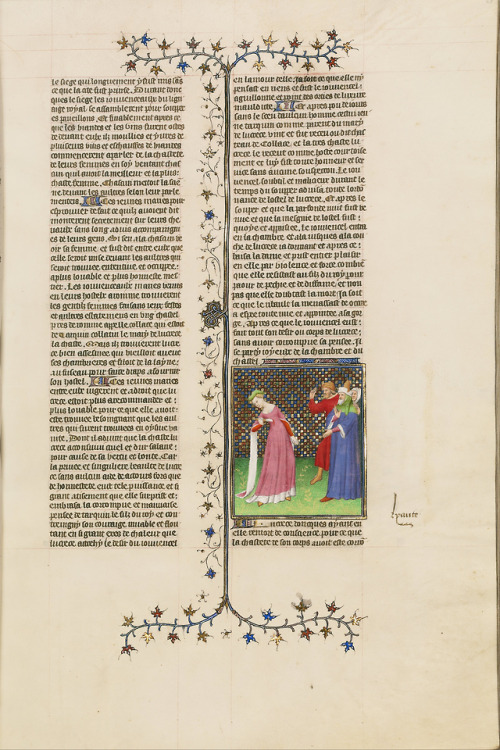 “Du cas des nobles hommes et femmes”, 1413-15 France