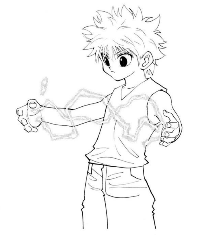 wallpapers Killua Lightning Png hxh