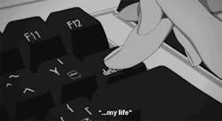 invisible-bitch75:  Image via We Heart It http://weheartit.com/entry/214979317 [animated] #black #delete #gif #grunge #life #sad 