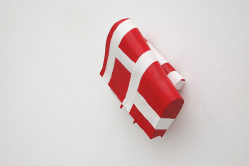 Dale Newkirk, For RR, Acrylic On Rag Paper, 9″ X 6″ X 4″, 2010.  