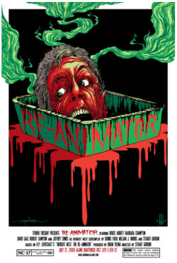 thepostermovement:  Re-Animator by Alex Pardee