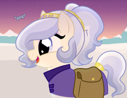 ask-opalescent-pearl:Good thing crystal ponies have dense winter coats.  It’ll keep me warm until I set up that fire…  Now, to find some tinder and kindle…  o: Careful in there!