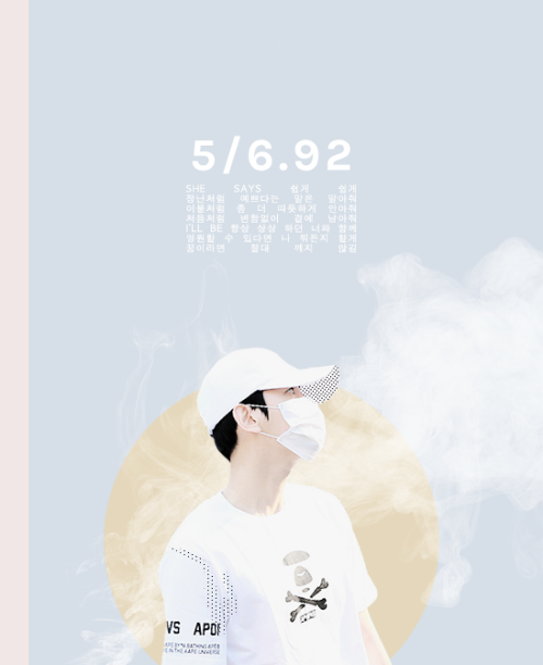 hcyeol:May 6, 1992.You, the boy who came by the birth of spring.