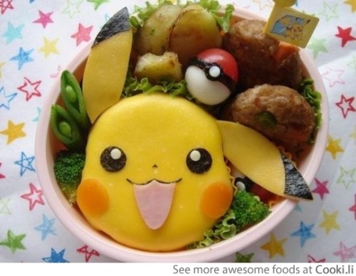 kawaii5sosmacaron:  OH MAH GAHWSH!!! This is so creative!! It makes all my food look boring :,C