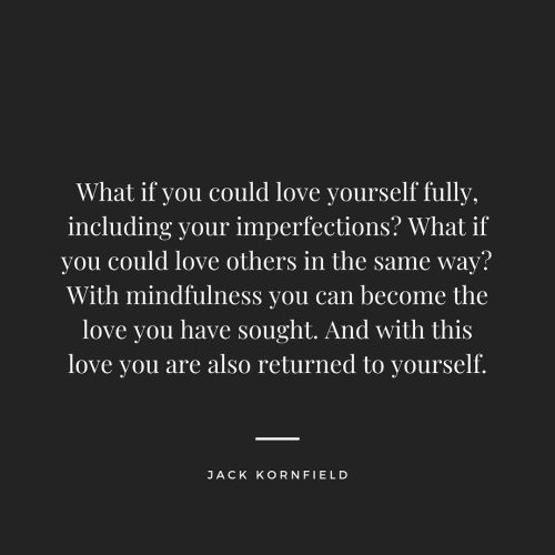 ¿Qué pasaría si pudieras amarte por completo, incluidas tus imperfecciones? &iq