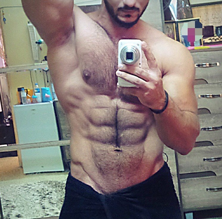 arabmenpits:  From Iraq 🇮🇶  Yeah! Show of those pits on your selfie! He knows
