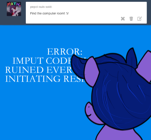 askthesubconsciousponies:  Magic Mirror on the wall, who’s the most annoying of