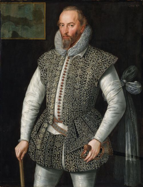 William Segar, Sir Walter Raleigh, 1598. Oil on canvas, 109 x 84 cm. National Gallery of Ireland, Du