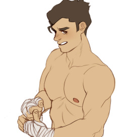 luckycub:  part of a bolin sketch commission