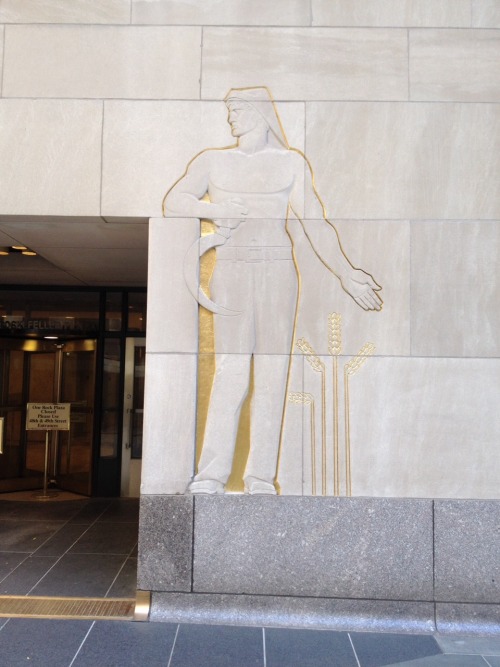 Hammer, meet Sickle. Rockefeller Center, New York, NY. November, 2013