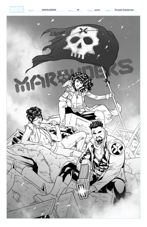 MARAUDERS #19 cover! ✖️‍☠️ Drawn by me, colored by Matt Wilson!