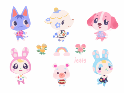 ieafy:   ac villager set 5!♥ stickers