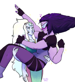 freckletoast:  A friend told me that some people are totally different in intimacy so I thought it would be fun if Sugilite was like that.