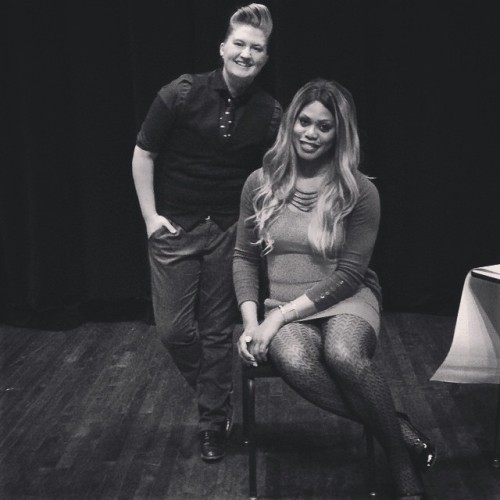 i-dream-of-dapper:  What an honor to meet the fabulously brilliant @lavernecox 🙌🙌🙌👏🙌🙌🙌 thanks @tiesdotcom for my shark necktie. Review to come on idreamofdapper.com (at Heaven )