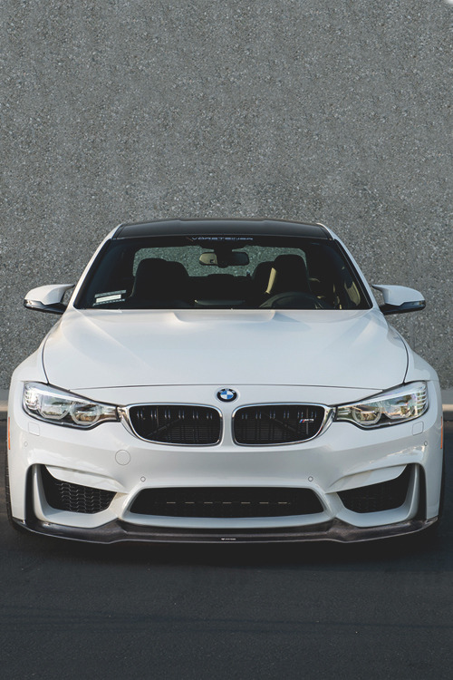 mistergoodlife:  Alpine White BMW F80 M3 - Vorsteiner Carbon Fiber Front Lip Spoiler | Mr. Goodlife