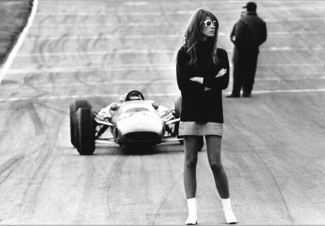 decadesfashion: Françoise Hardy, Grand prix, 1966