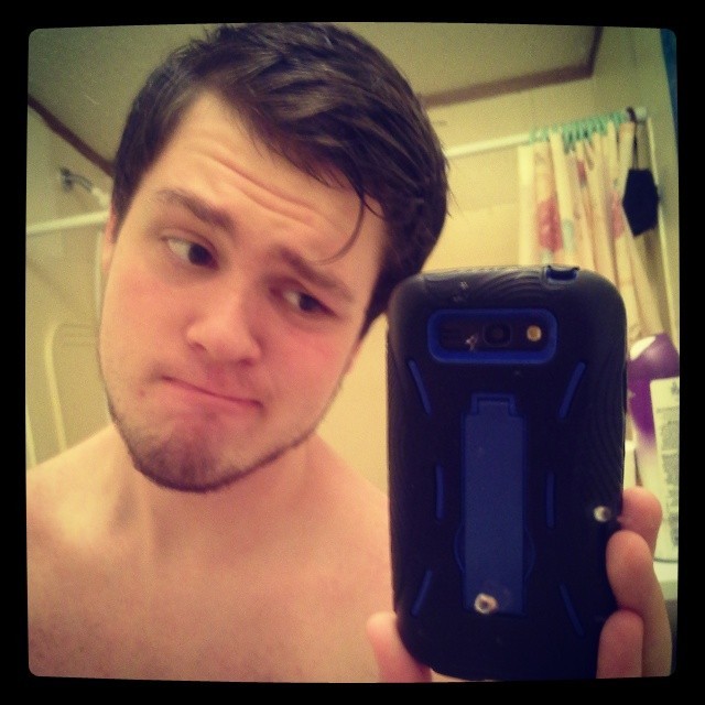 sporadic-spooning:Shaving later today. No me gusta . T___T #me #notreadytosaygoodbye